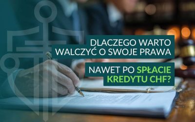 Spłacony kredyt frankowy – czy nadal możesz pozwać bank?