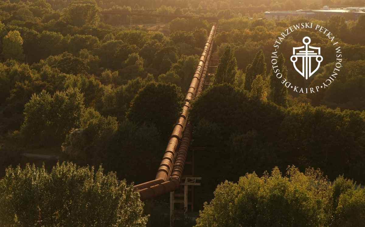 Napowietrzny rurociąg przesyłowy biegnący przez teren leśny – instalacja przesyłowa a prawo do nieruchomości