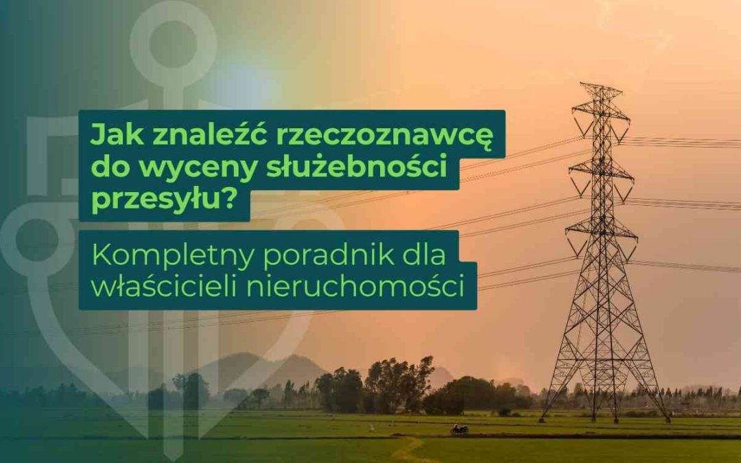 Słupy wysokiego napięcia na tle pól i gór