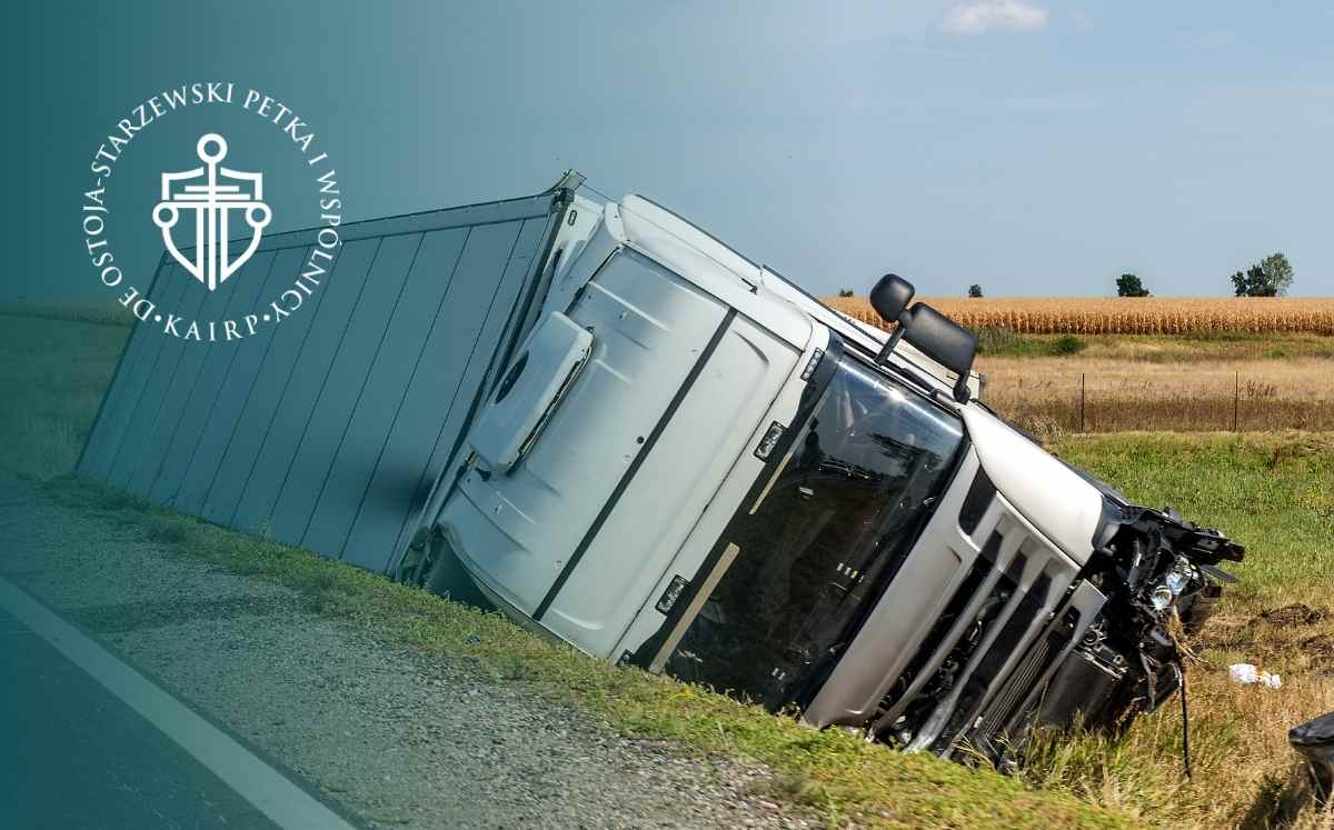 Samochód ciężarowy po wypadku drogowym – pomoc prawna w sprawie odszkodowania