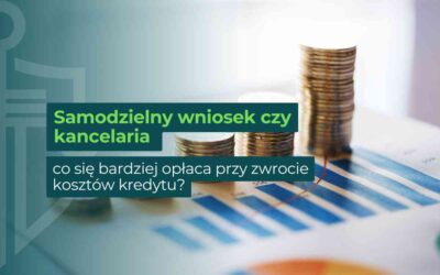 Samodzielny wniosek czy kancelaria – co się bardziej opłaca przy zwrocie kosztów kredytu?