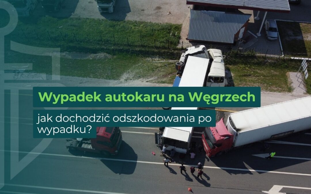 Wypadek autokaru na drodze szybkiego ruchu