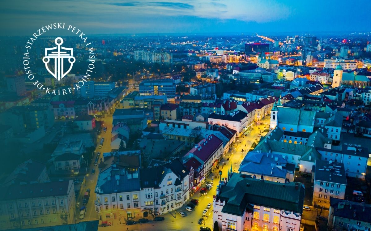 Panorama Rzeszowa nocą