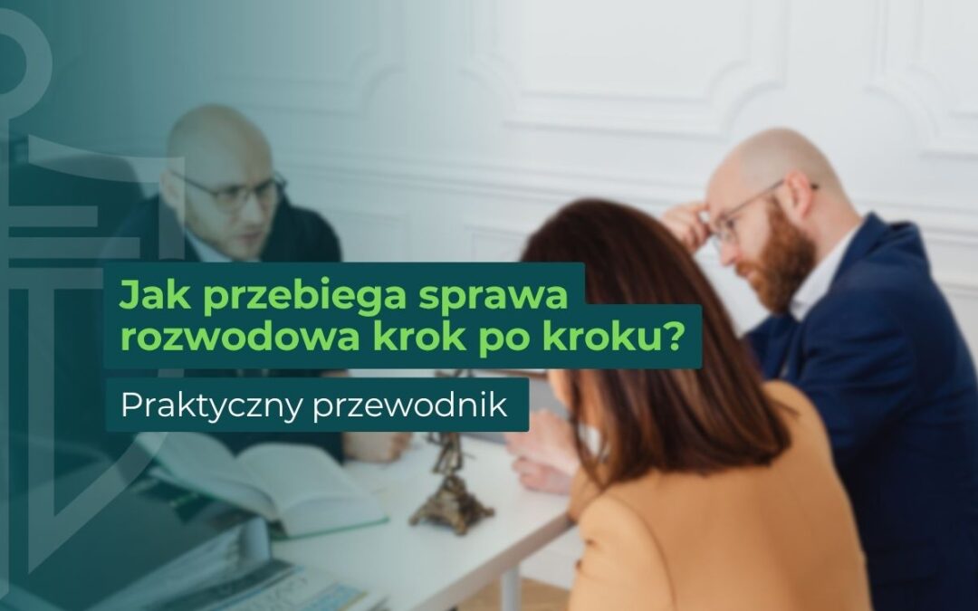 Małżeństwo siedzi na przeciwko prawnika. Na biurku leżą dokumenty rozwodowe dot. sprawy rozwodowej